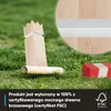 Kubb Competition - 9x9x30 w czerwono-białe paski Podgląd zdjęcia produktu 5