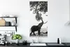 MuchoWow® Poster Elefant, der an einem Ast zieht, in Produktbild-Vorschau 3