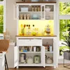 MODFU Küchenschrank Hochschrank 104 × 40 × 180 cm, Produktbild-Vorschau 1