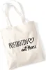 Huuraa Jutebeutel Postbotin mit Herz 10 Liter Natural Produktbild-Vorschau 1