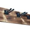Skihalterung N1 Wand Skihalter Holz Hakenleiste für 4 Paare Produktbild-Vorschau 4