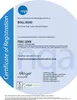 A certificate of registration for a food safety management system. Anteprima dell’immagine prodotto