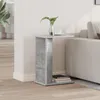 vidaXL Bočný stolík betón sivý 35 x 25 x 50 cm materiál na Náhľad obrázku produktu 3