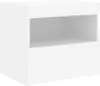 vidaXL Nočný stolík s LED osvetlením biely 50x40x45 cm Náhľad obrázku produktu 6