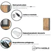 STIV Möbel | Szafa Szary Mat / Dąb Wotan 90x50x180 cm | 2 Podgląd zdjęcia produktu 4