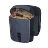 doppel-Fahrradtasche Miles 34 Liter grau/schwarz - 17666 Produktbild-Vorschau 9