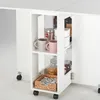Mondeer Table à manger avec 4 tabourets Peu encombrante Voir les images du produit 9