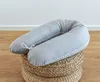 170 cm M/L Grau Baumwolle/ MINKY Grau Seitenschläferkissen Produktbild-Vorschau 1