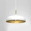 Lincoln bílé/zlaté závěsné světlo 1Xe27 45Cm stropní světlo Náhled obrázku produktu 3