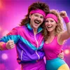 Accessorio Costumi mullet Stile retrò neon – Set di 3 fasce Anteprima dell’immagine prodotto 5