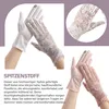 Blumen Spitze Handschuhe Damen, UV Schutz Sommerhandschuhe Produktbild-Vorschau 3