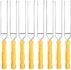 8er Set Edelstahl Grillspieß | BBQ Fleischspieß mit Produktbild-Vorschau 1