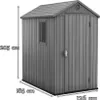 Abri jardin resine - 2,2m2 - gris - Keter - 12-633620 - Voir les images du produit 29