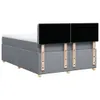 Boxspringbett mit Matratze Hellgrau 160x200 cm Stoff Produktbild-Vorschau 8