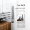 ELMOWO - Edelstahl Handtuchhalter ohne Bohren 4-armig - Produktbild-Vorschau 4