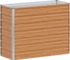 vidaXL Lit surélevé brun clair 100 x 40 x 77 cm Acier Voir les images du produit 1