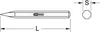 KS TOOLS Meißel 162.0237 Chrom-Molybdänstahl 1480g Produktbild-Vorschau 1