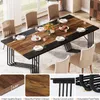 A dining table set up for a meal with chairs around it, shown in a dining room setting. Náhled obrázku produktu