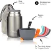 Milu Lunchbox-Set grau (9-tlg.) 650 ml Produktbild-Vorschau 3