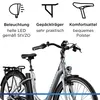 Zündapp Green 2.7 E Bike Damenfahrrad 28" grau Produktbild-Vorschau 4
