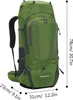 80L Outdoor Rucksack Camping Klettern Tasche Oxford Tuch Produktbild-Vorschau 4