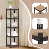 Lagerregal 2er Set 5 Böden Metall 150 x 37 x 37cm Schwarz Produktbild-Vorschau 4