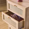 sweeek - Hochkommode mit Holzdekor, Rattan-Geflecht und 4 Produktbild-Vorschau 6