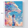 Malen nach Zahlen mit Rahmen Spirited Away 40x50 cm Gemälde Produktbild-Vorschau 3
