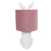 Clayre & Eef Tischlampe Kaninchen Ø 20x43 cm Weiß Rosa Produktbild-Vorschau 3