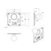 RAM Mounts Supporto VESA 75x75 mm, con perno a sfera da Anteprima dell’immagine prodotto 8