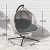 Silla colgante Outsunny, cesta colgante con estructura para Vista previa de la imagen del producto 12