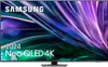 A Samsung Neo QLED 4K TV is displayed with a colorful abstract background and marketing text. Produktbild-Vorschau