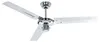 Ventilatore da soffitto con catena Tristar-Z Cromo 122 cm Anteprima dell’immagine prodotto 1