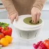 Orion | Odstředivka na salát - 4,5 litru - Průhledná/zelená Náhled obrázku produktu 5