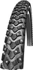 A close-up studio shot of a bicycle tire with studs for winter use. Podgląd zdjęcia produktu