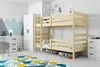 Interbeds Etagenbett Eryk aus Kiefernholz roh, 190 x 90 cm, Produktbild-Vorschau 1