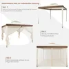 Collage showing different styles of a gazebo with mesh sides. Náhled obrázku produktu