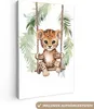 MuchoWow® - Leinwandbilder - Leopard - Tier - Kinder - Produktbild-Vorschau 1