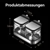 2-teiliges Set  Gewürzbehälter mit Deckeln und Produktbild-Vorschau 2