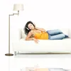 Steinhauer Stehleuchte Bella 1-flammig Bronze Matt/ Weiß Produktbild-Vorschau 3