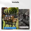 Cavallo da sega Wiltec zincato pieghevole, 104x79x53 cm, Anteprima dell’immagine prodotto 11
