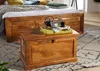 MASSIVMOEBEL24 | Coffre 90x50 Acacia laqué Miel OXFORD Voir les images du produit 3