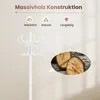 COSTWAY Wieszak na ubrania z drewna, wieszak na kurtki z 12 Podgląd zdjęcia produktu 5