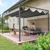 Outsunny Pergola coulissante pergola rétractable 4 x 3 m Voir les images du produit 2