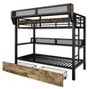 Cama alta de 90 x 200 cm, estructura de metal con Vista previa de la imagen del producto 14