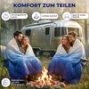 Sleep Comfy Sommerbettdecke 135x200 cm Blau mit Kissenbezug Produktbild-Vorschau 6
