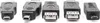 vhbw 12x Adapter OTG für Mobilgerät - USB 2.0 Kabeladapter Produktbild-Vorschau 3