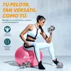 TRESKO Gymnastikball (Rosa, 65cm) mit Pumpe Fitnessball Produktbild-Vorschau 2