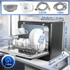 Duronic DW10 BK Spülmaschine, Mini Geschirrspüler bis 6 Produktbild-Vorschau 2