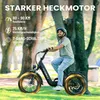 Klappbares 20 Zoll Fatbike E-Bike mit abnehmbarem Akku und Produktbild-Vorschau 3